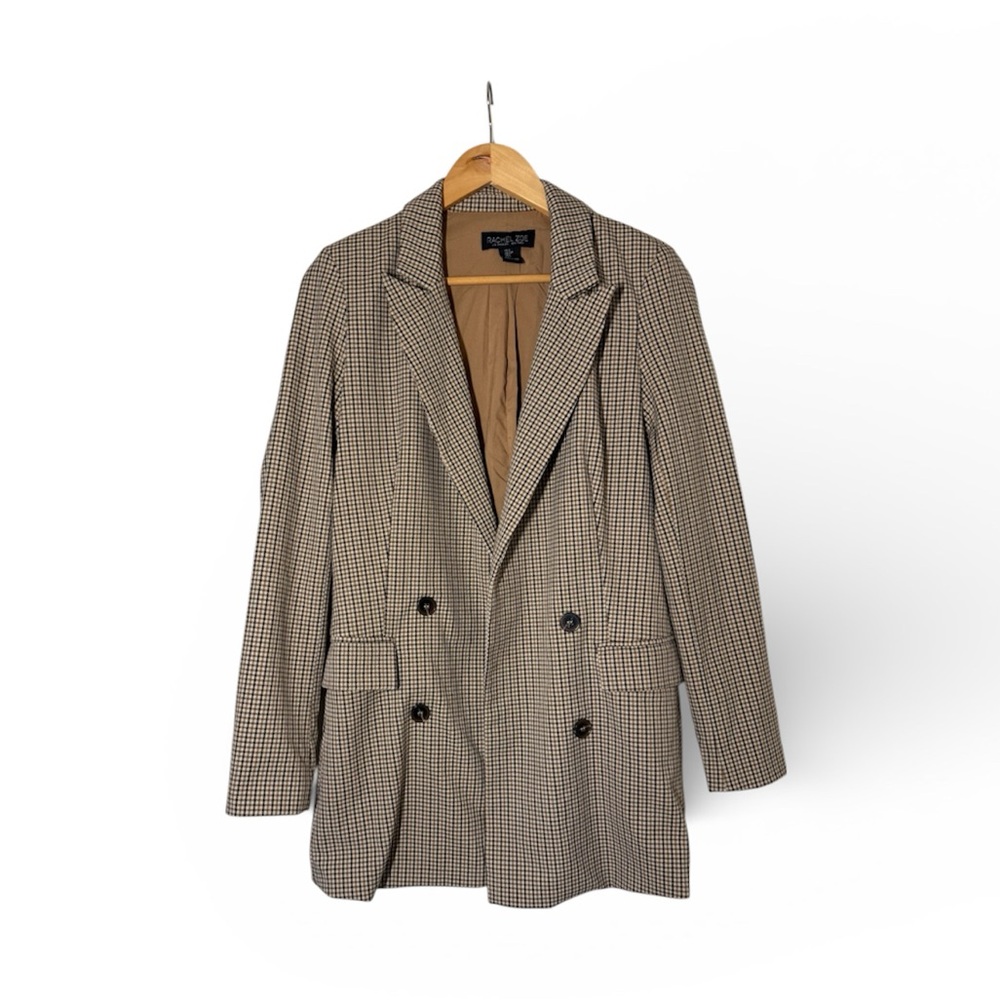 Rachel Zoe Women's Double-Breasted Plaid Blazer